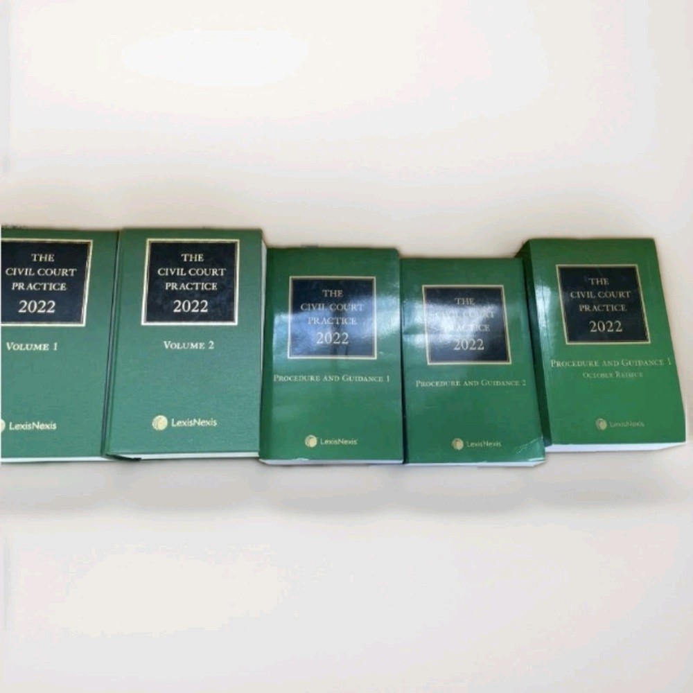 The Civil Court Practice 2022 Volume 1, 2 With Supplements Complete Set