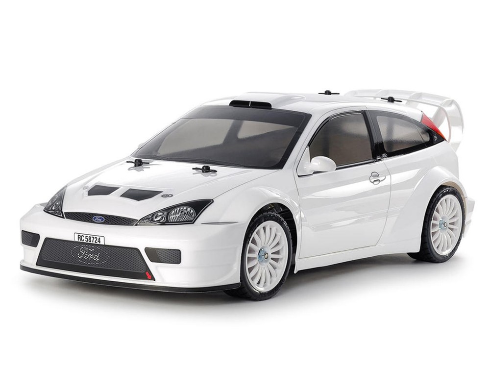 Tamiya 1/10 Limited Edition Ford Focus RS Rally Car Kit White 4WD