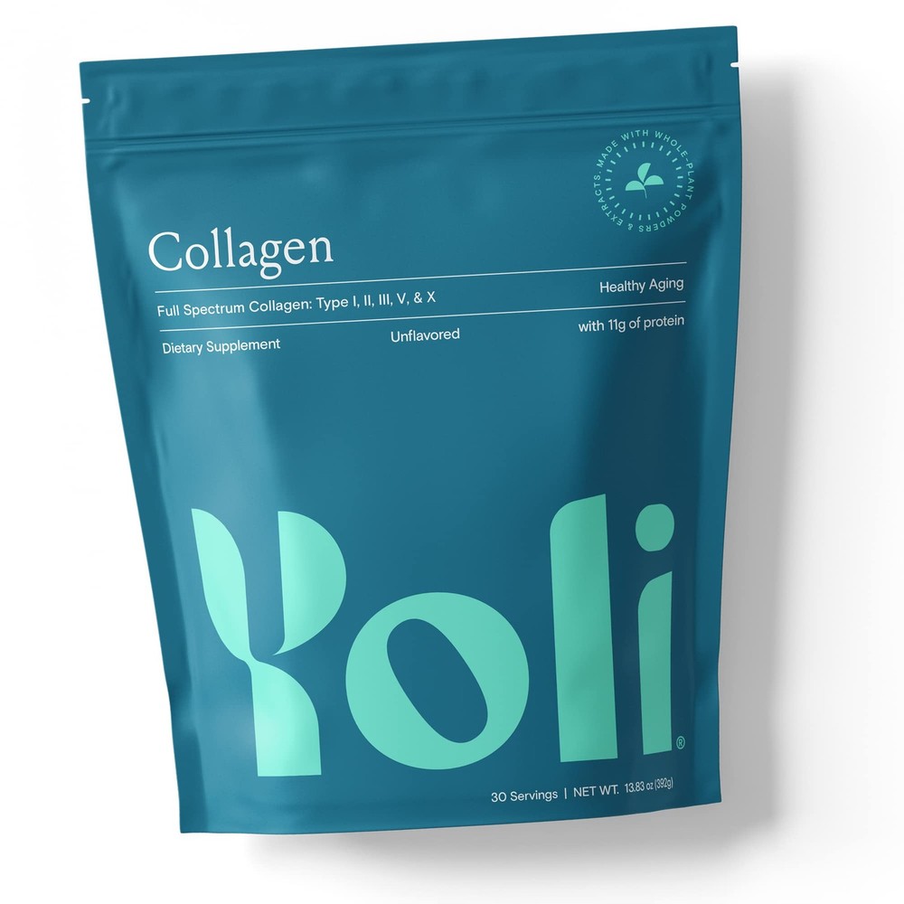 Yoli® Collagen Powder - Multi Collagen Protein Powder with Sodium Hyaluronate...
