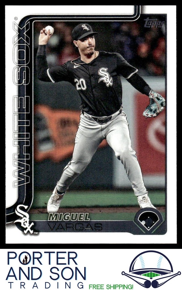 Miguel Vargas 2025 Topps Series 1 #190 Chicago White Sox MLB Card