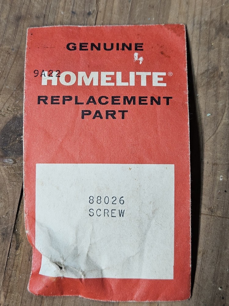 NOS Homelite Replacement Set Screw Part #88026 Sealed Bag