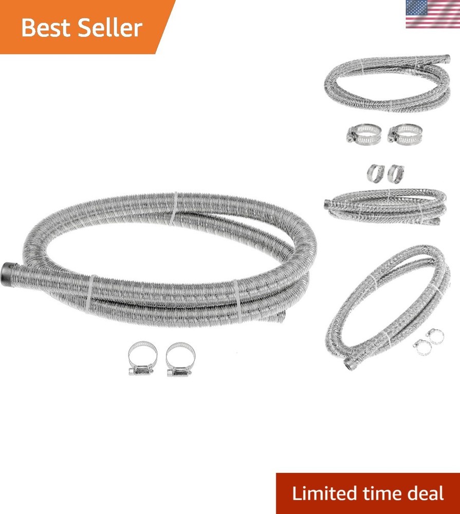 24mm Double-Wall Exhaust Pipe with Clamps for Enhanced Diesel Heater Performance