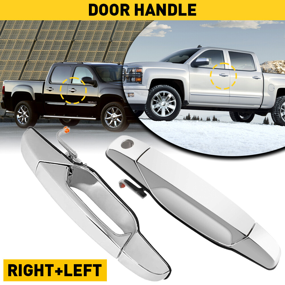 Chrome Exterior Door Handle Right Front RH for Chevy GMC Pickup Truck