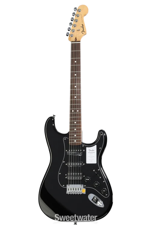 Fender Standard Stratocaster HSS Electric Guitar - Black