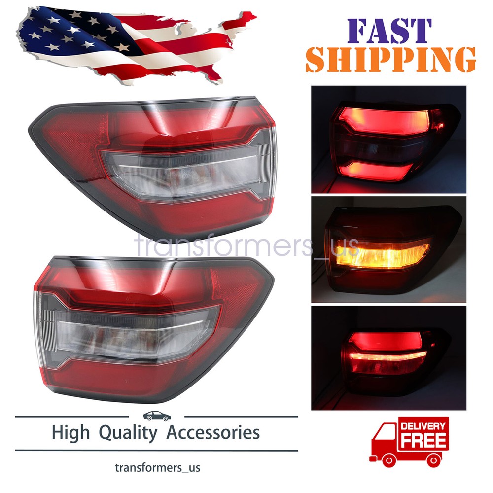 2Pcs For 2023-2025 Honda Pilot Outer Tail Light Left + Right Side LED Lamps US