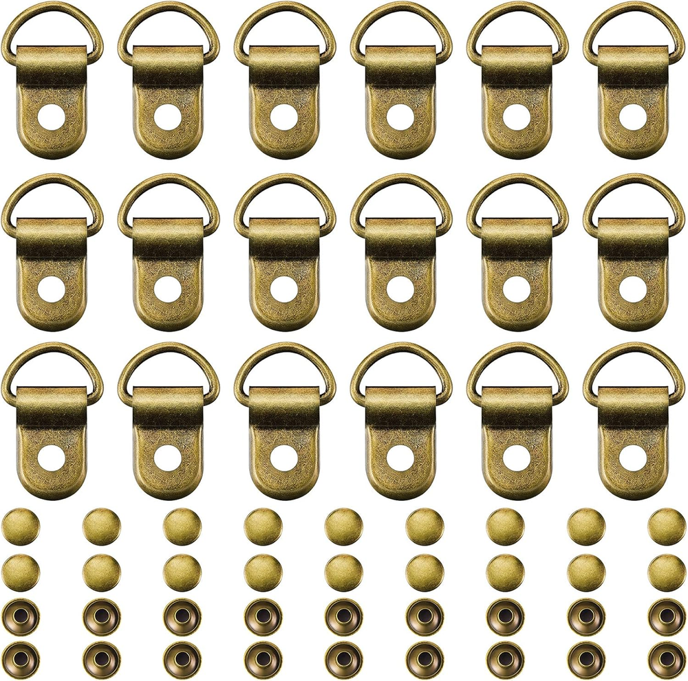 300 Pieces Bronze Shoe Boot Laces Hooks Eyelet Repair Kit Metal Boot Laces Buckl