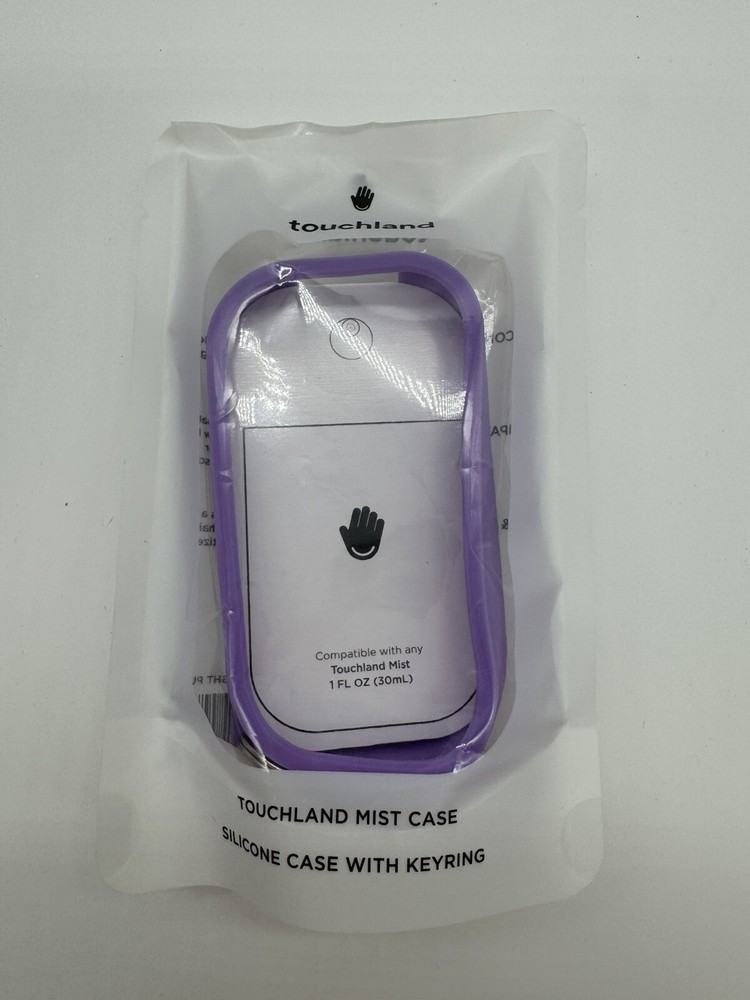 Purple Silicone Mist Case with Keyring New in Pack