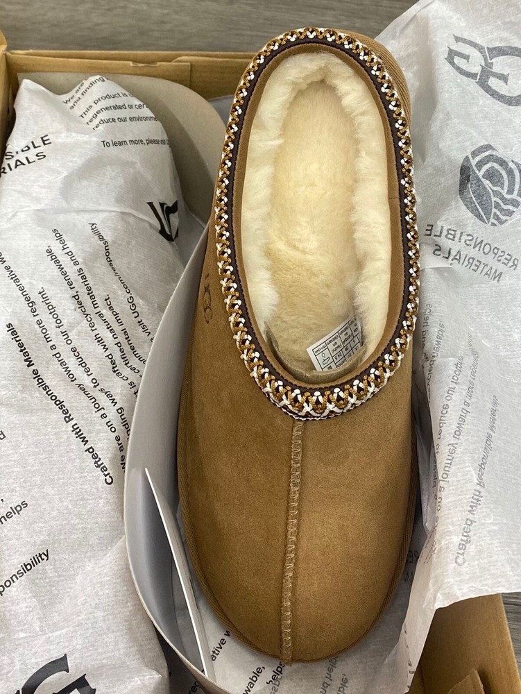 UGG Kids Tasman II Chestnut Slipper Size 6 Kids