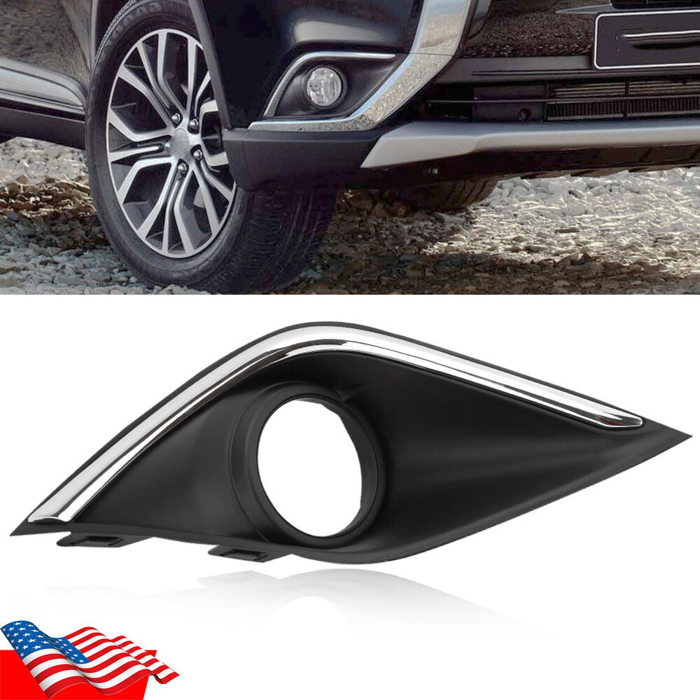 Right RH Passenger Side Fog Light Bezel Cover For Mitsubishi Outlander 2016-2019