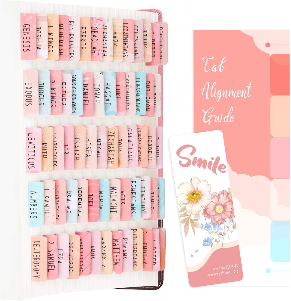 Bible Tabs for Study Bible Journaling Supplies Christian Gift Women Faith Essentials