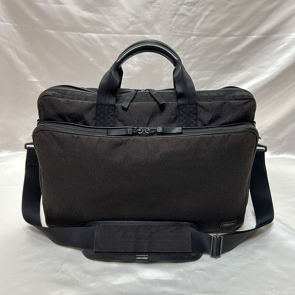 Porter Yoshida Hybrid 2Way Briefcase Black Lightweight Waterproof L Bag