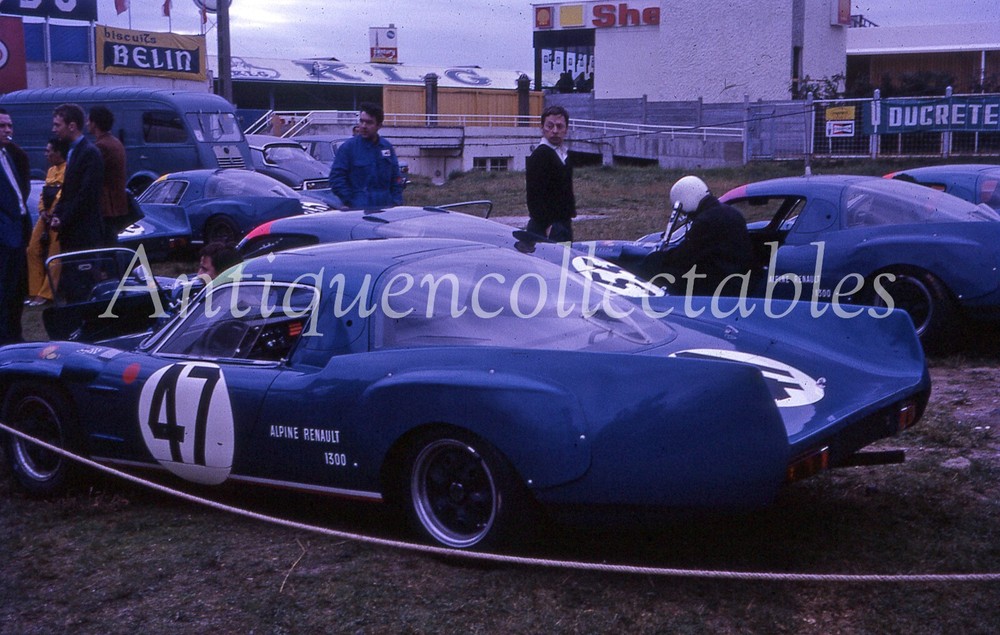 1967 Le Mans 24hr Alpine Renault Racing Car 35mm Colour Slide PB200