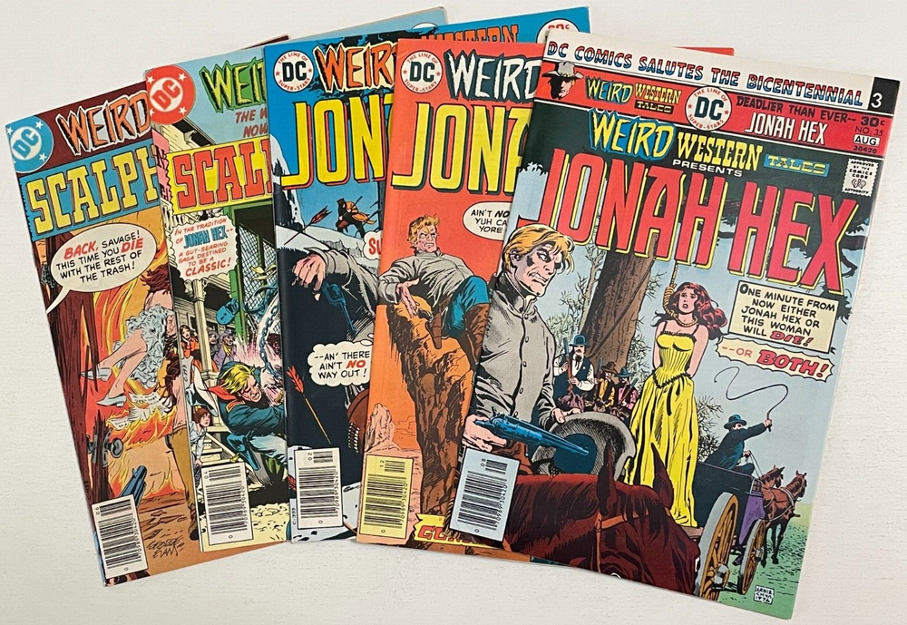 DC Weird Western Tales Vol 1 Lot 35-40 VF 1978 Jonah Hex Scalphunter    