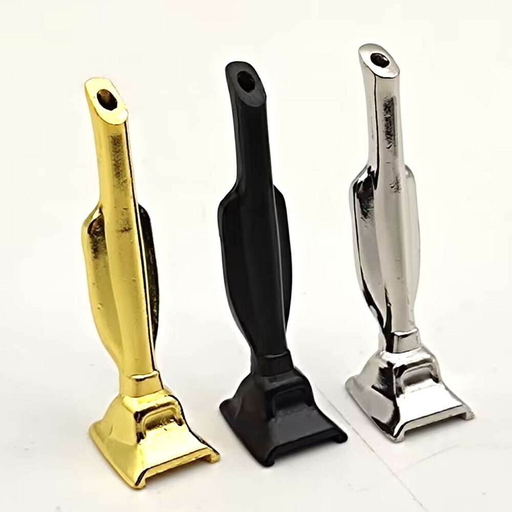 2Pcs Metal Straw Mixed Random Color Party Accessories Metal Tube Snuff Vacuum