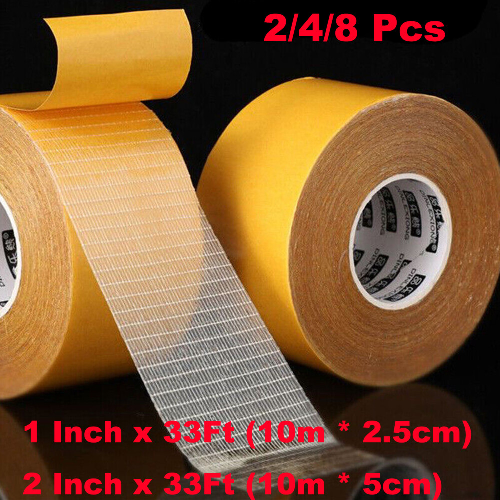 2-8xMultipurpose Double Sided Tape Heavy Duty Carpet Tape Removable Residue Free