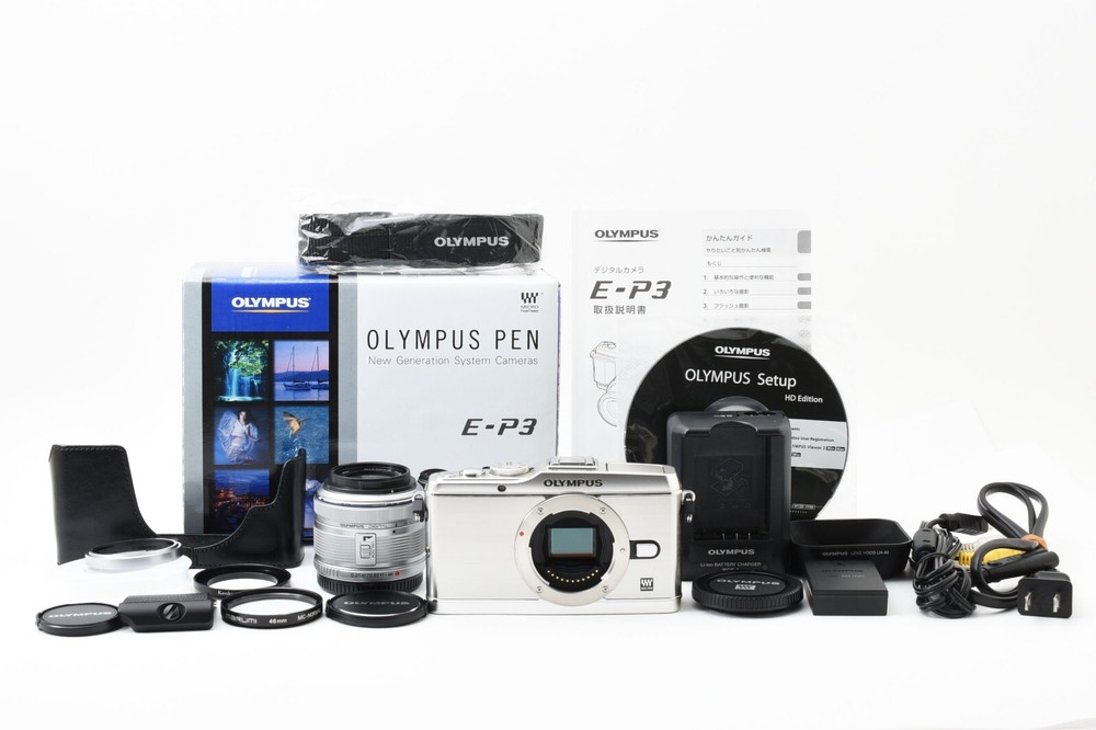 [TOP MINT in BOX] Olympus PEN E-P3 Digital Camera 14-42mm F3.5-5.6 Lens JAPAN