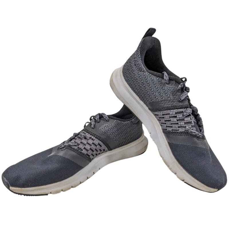 Reebok Running Shoes Print Lite Rush Gray CM8784 Low Top Lace Up Size 7 1/2