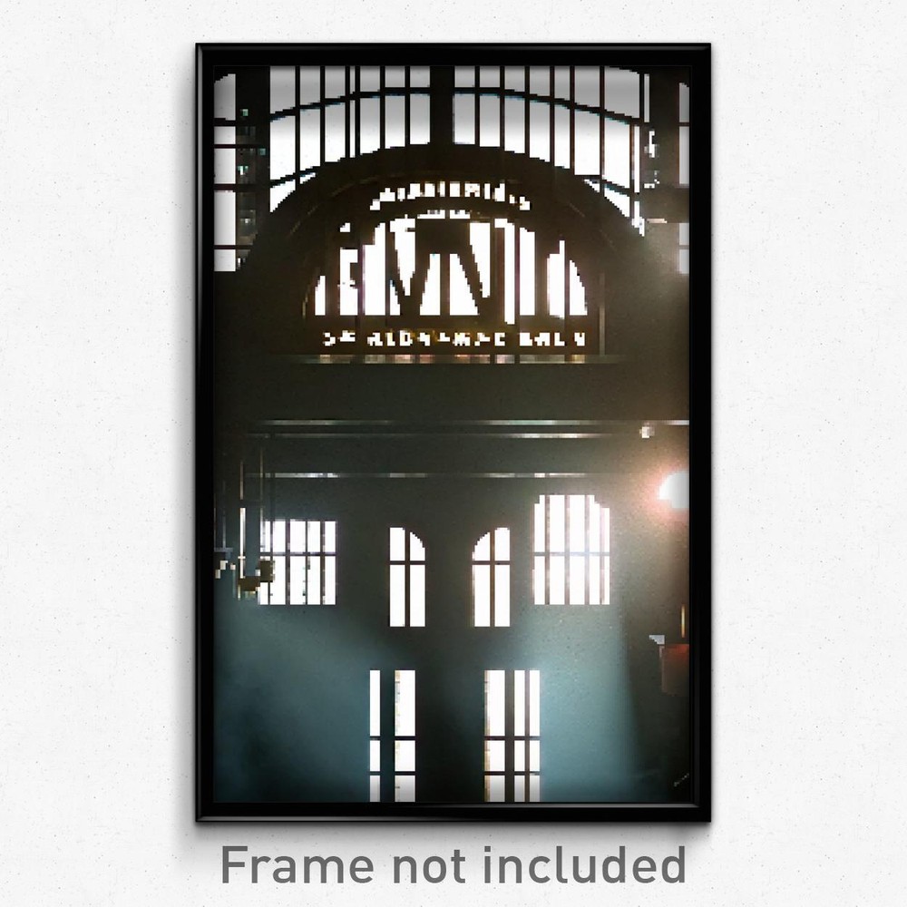 8 Bit Psychedelic Pixel Art Poster Admired Bay Trippy Video Game Print