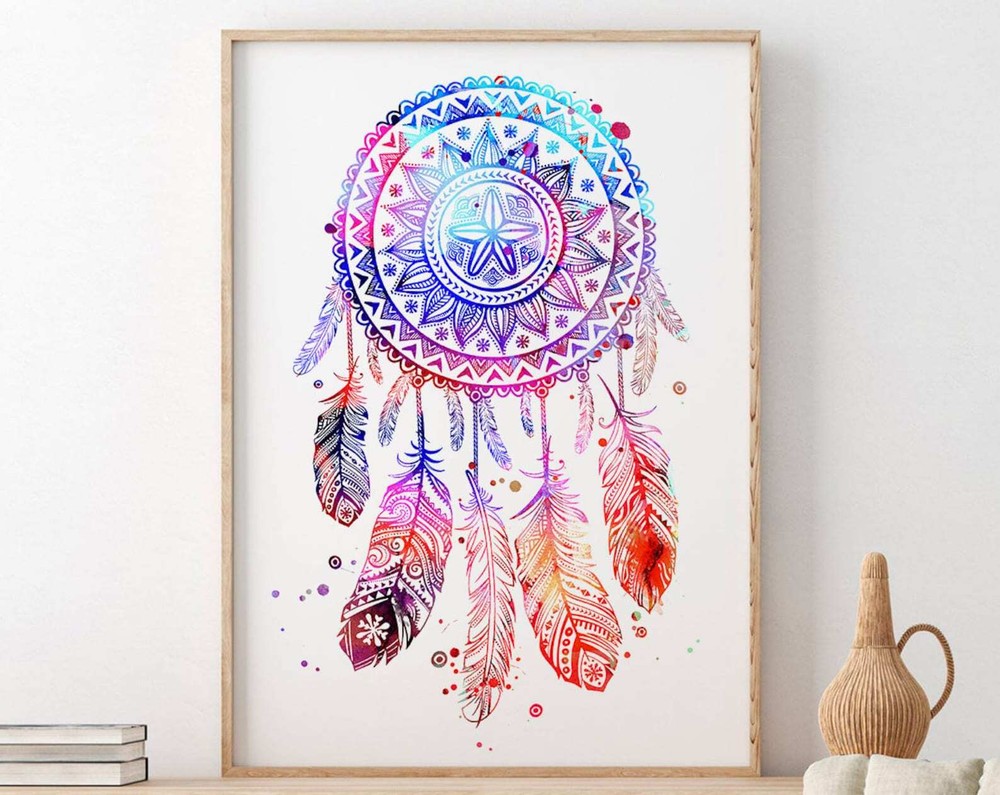 Dream Catcher Painting Wall Art Personalized Wall Decoration Door Decoration