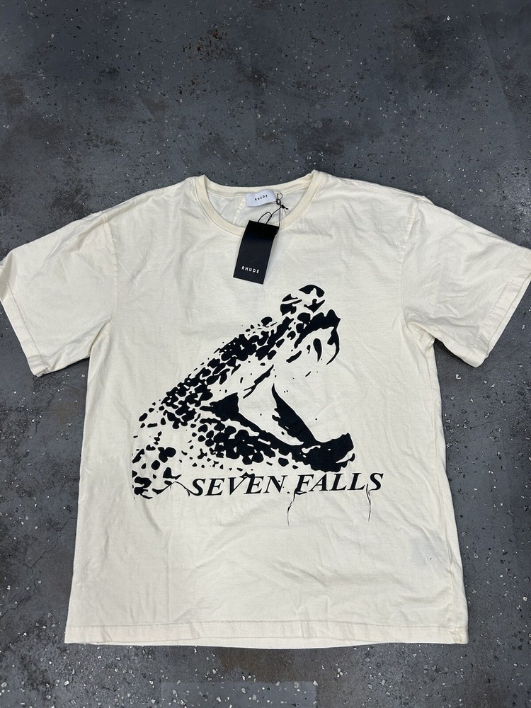 Rhude Distressed Graphic Tee Streetwear Essential