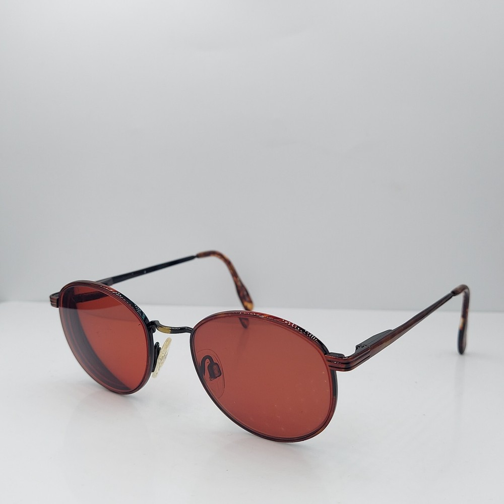 Vintage Nautica Brown Oval Sunglass Frames Made in Japan