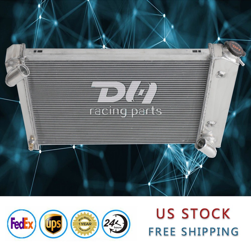 For 1966 67 68 Chevrolet Corvette 7.0L 427 V8 Engine 3Row Radiator Aluminum #615