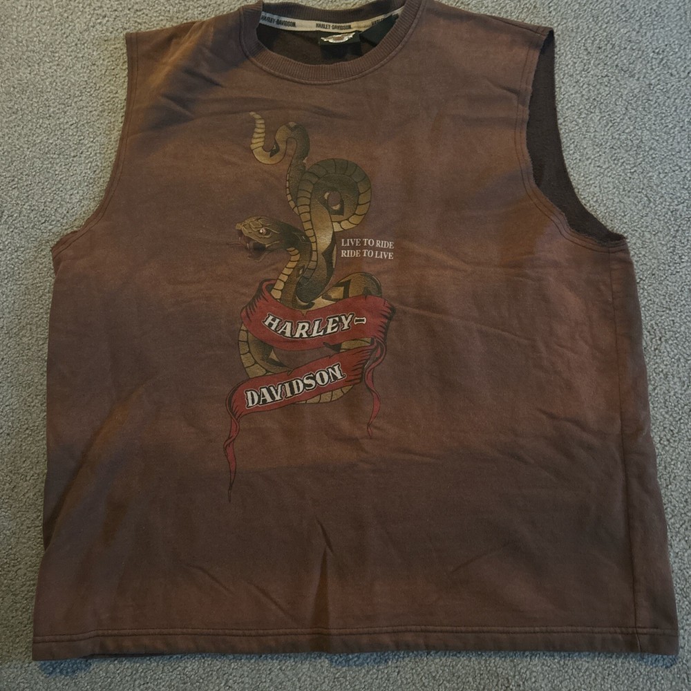 Early 2000s Harley Davidson Muscle Tank