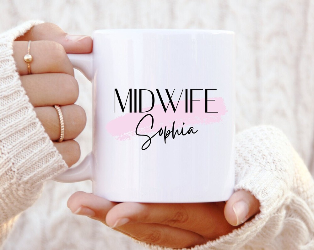 Midwife Mug Personalised Midwife Gift Midwifery Gifts Custom Name Midwife Gifts