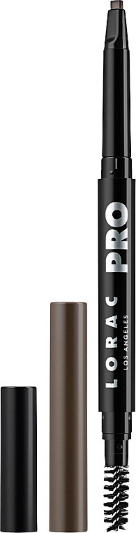 Lorac Pro Precision Brow Pencil Medium Red Brown NIB