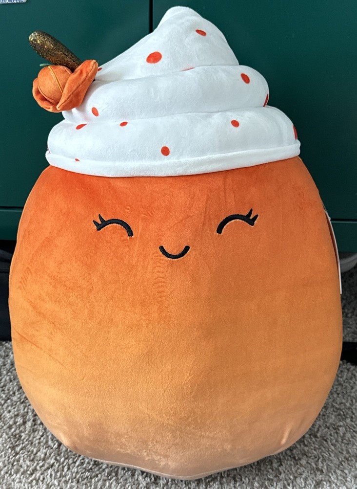 KENDLA PUMPKIN SPICE LATTE SQUISHMALLOWS 16” 2021 TARGET EXCLUSIVE PLUSH NWT!!