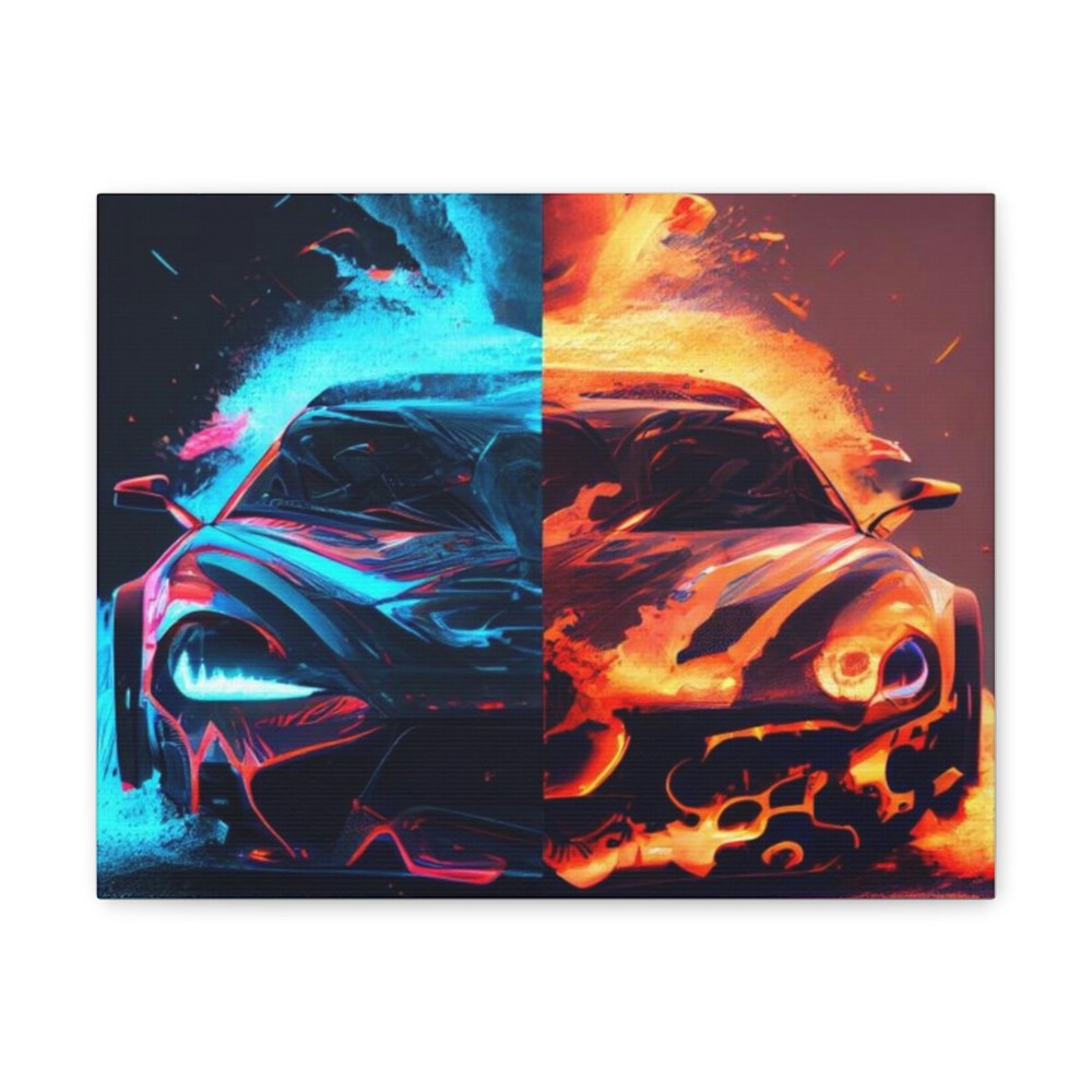 Car Canvas Wall Art Painting Vehicle Posters | House Decor | Multiple Sizes