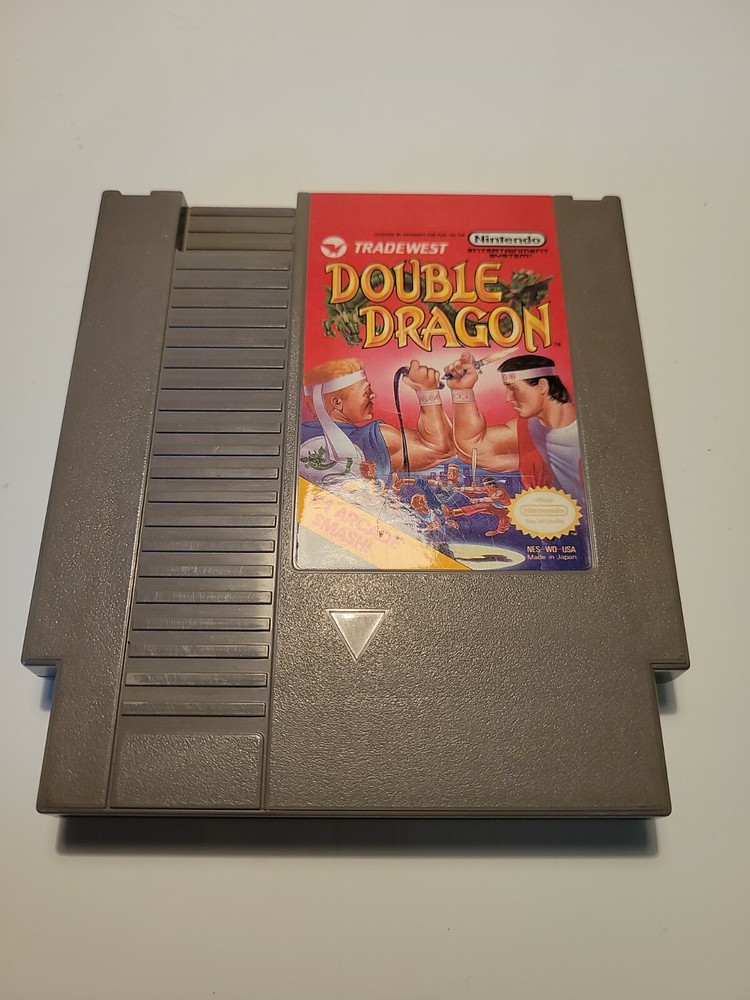 Double Dragon NES Game Cartridge Original Authentic Retro-image