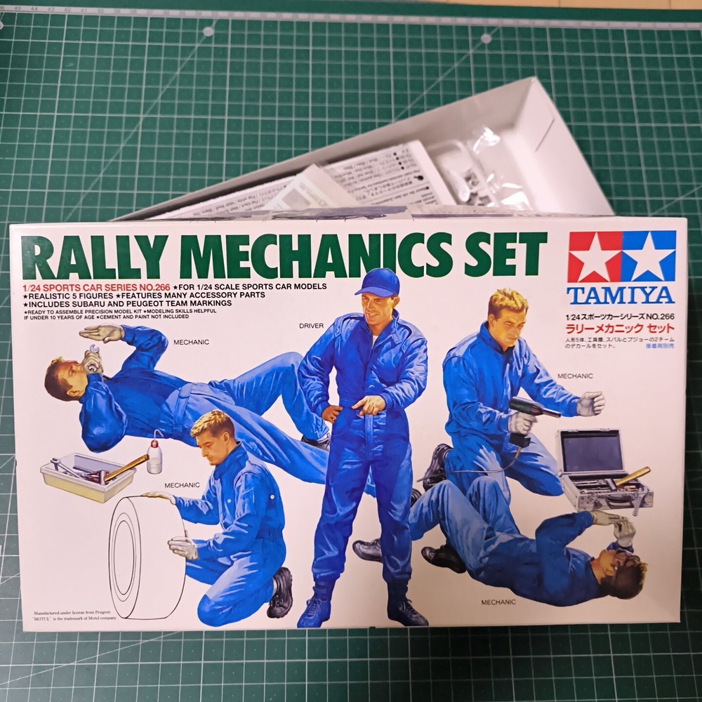 Tamiya 1/24 Rally Mechanics Set Sports Car Series No.266