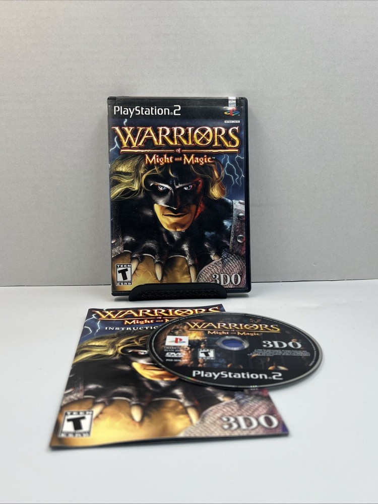 Warriors of Might and Magic PS2 Complete with Manual and Registration Card