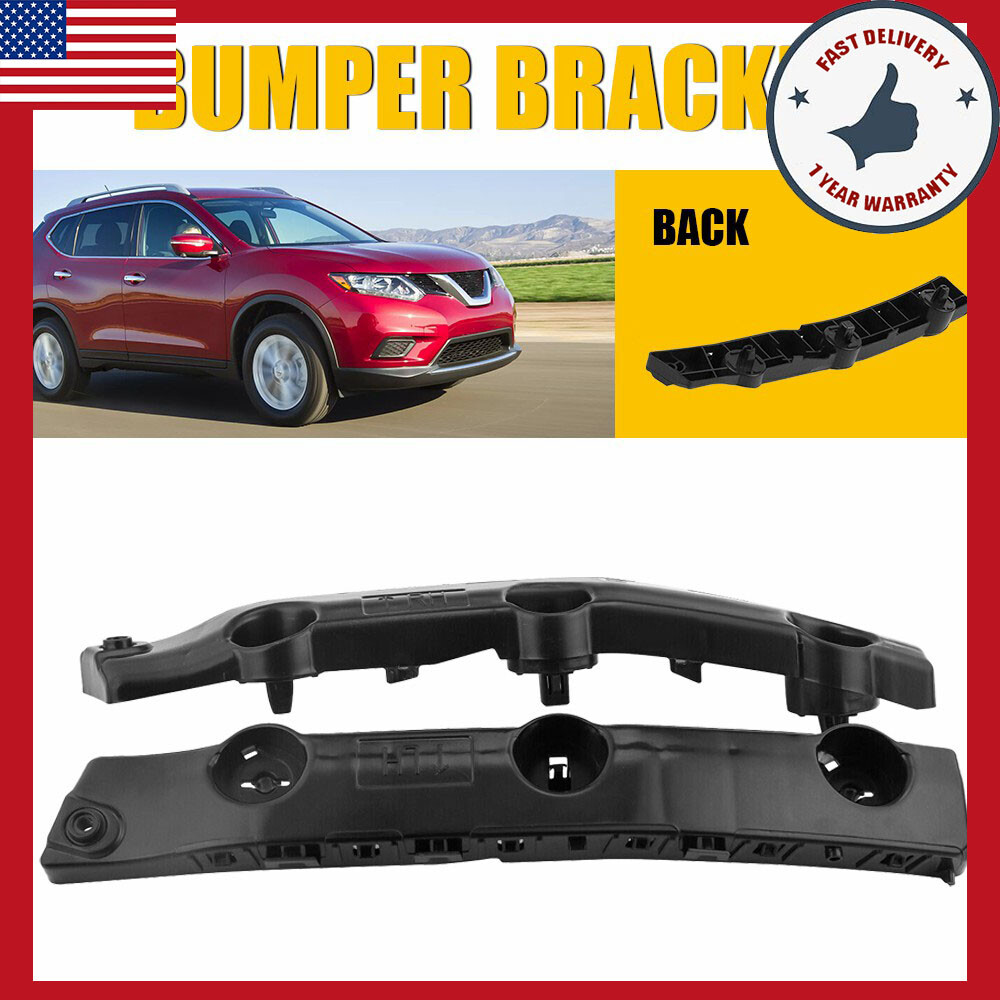 FIT Nissan Rogue SUV 2014-2019 Front Bumper Bracket Beam Mount Support 2PC