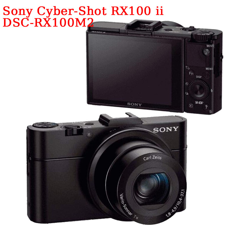 Sony Cyber-Shot RX100 II 20.2MP 14x Zoom Digital Camera in Black
