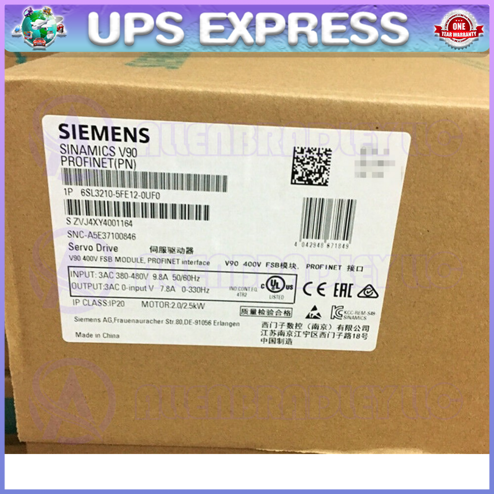 6SL3210-5FB12-0UF0 Siemens Servo Drive Converter Expedited Shipping  GQZ1