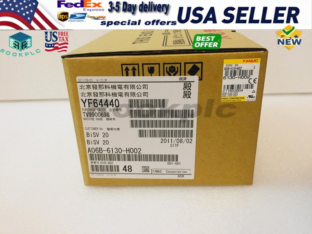 1PC New Fanuc A06B-6130-H002 Servo Drive A06B6130H002 Fast Shipping