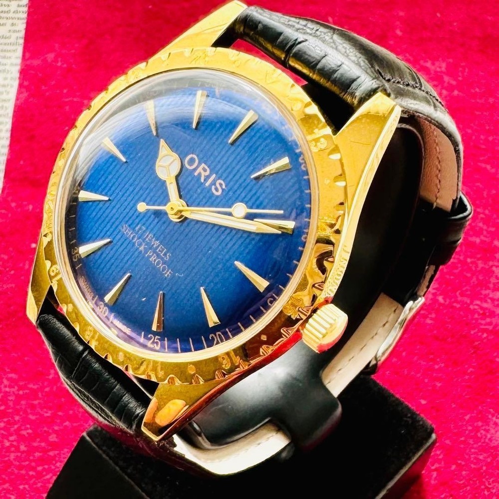 ORIS Very good condition, working vintage Swiss 17J men's watch F/S