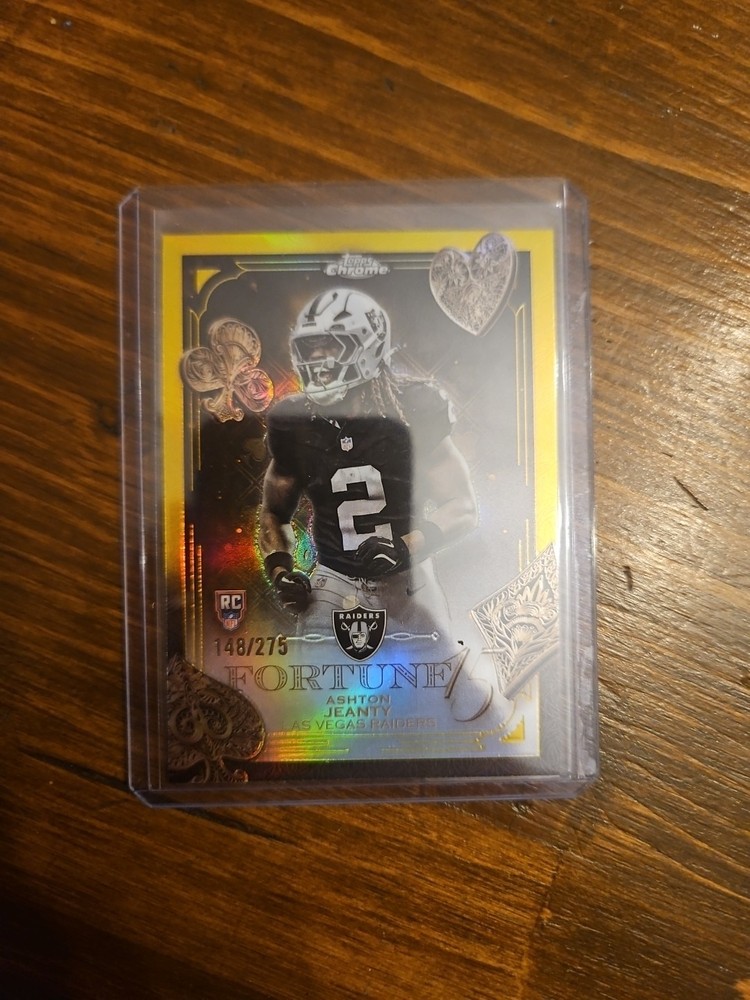 Ashton Jeanty 2025 Topps Chrome Fortune 15 /275