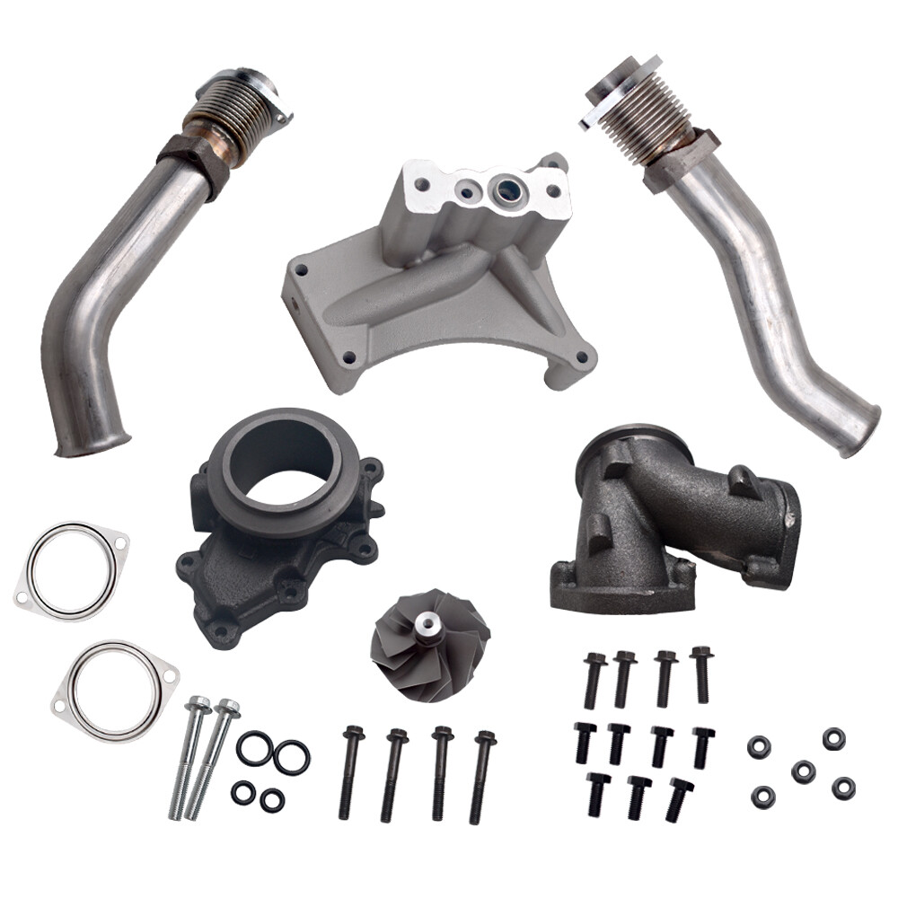 For 99.5-03 Ford 7.3L Turbo Pedestal Non-EBP Valve Upgraded 5+5 Wheel & Up Pipes