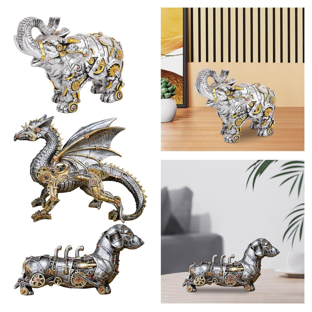 Mechanical Punk Statue Resin Animal Statue