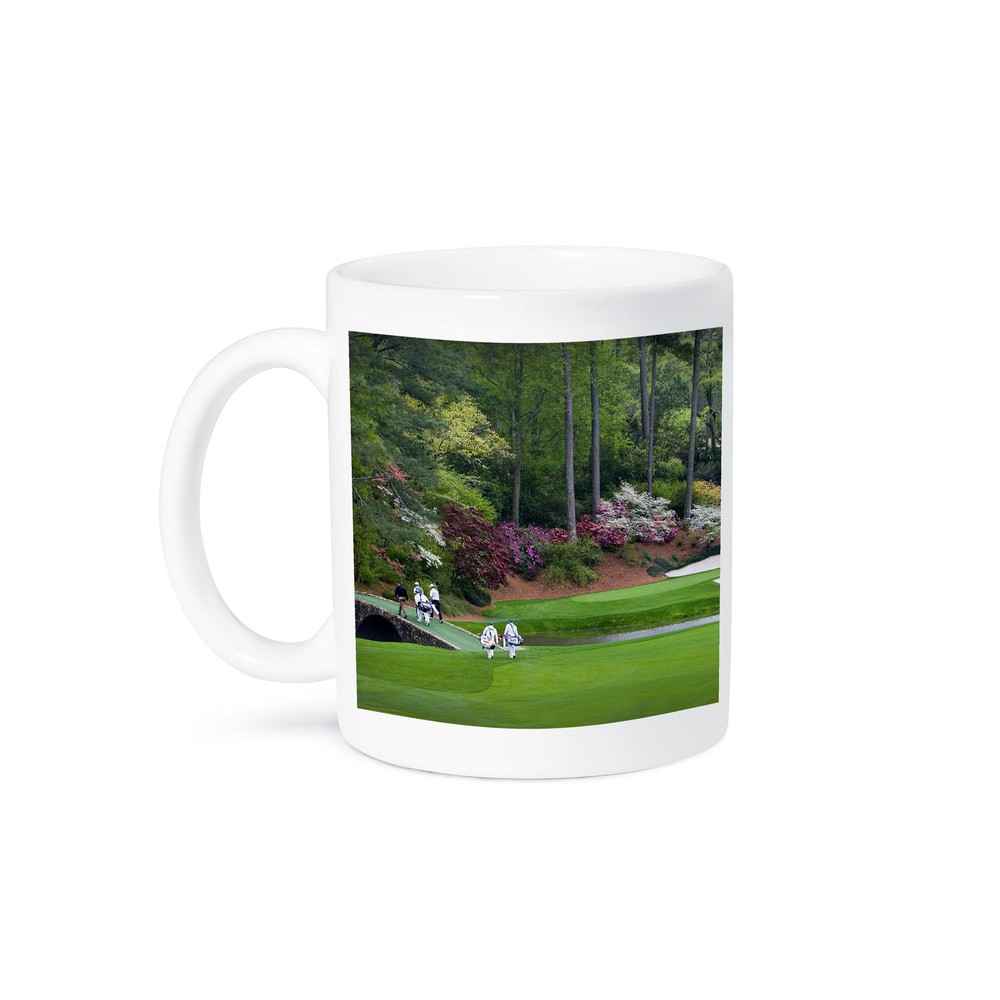 3dRose Augusta Georgia Golfers on Bridge Ceramic Mug