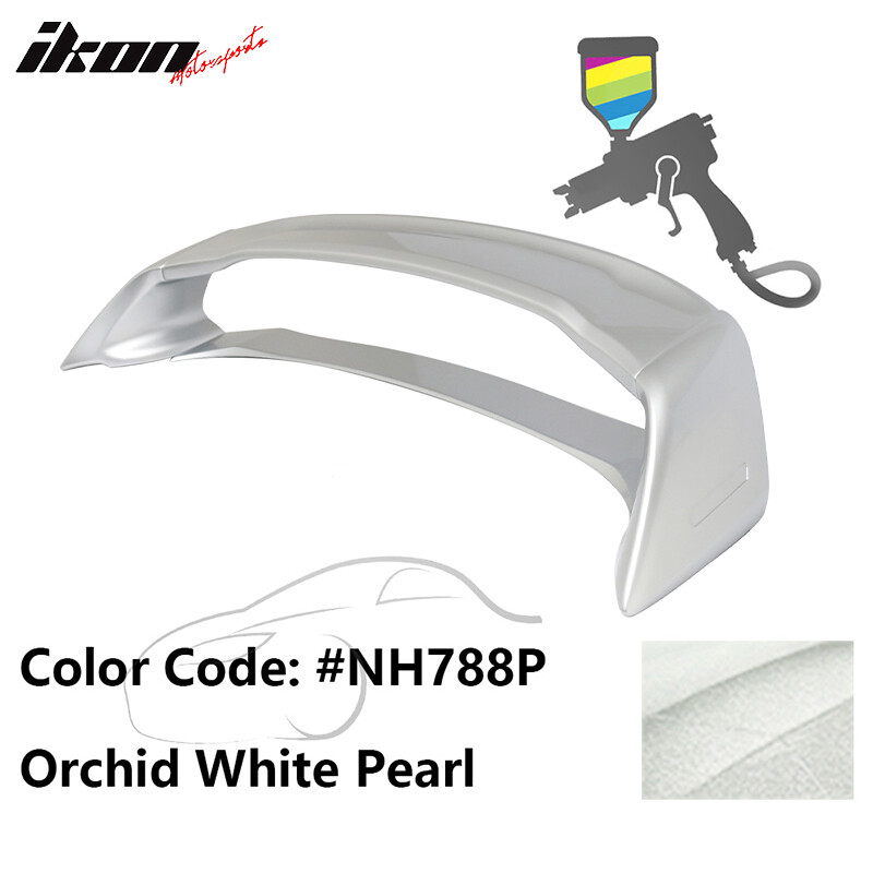 Clearance Sale Fits 12-15 Honda Civic Mugen Trunk Spoiler Painted #NH788P White-image