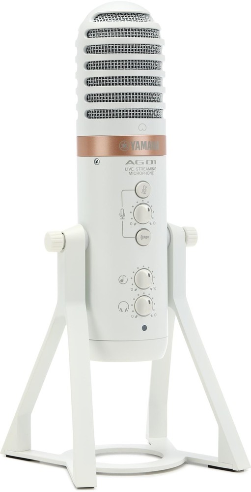 Yamaha AG01 Livestreaming USB Condenser Microphone - White