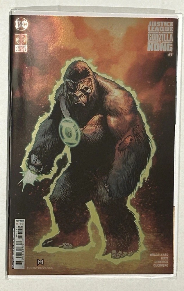 Justice League Vs Godzilla Vs Kong 7 Christian Duce Foil Variant Shiny New