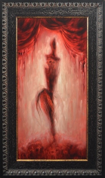 “In Perpetuum”, original framed, oil painting, by artist Kristen Margiotta.