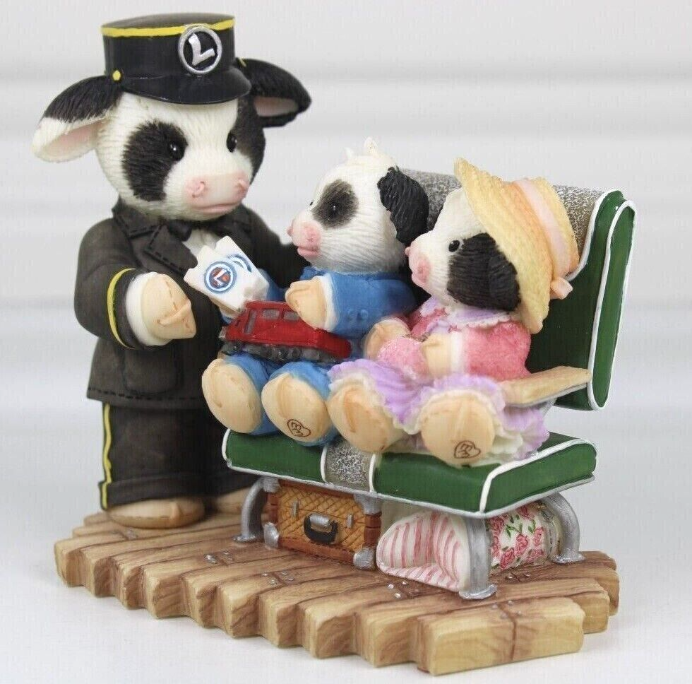 Lionel Trains MARYS MOO MOOS Conductor & Kids Figurine No Box