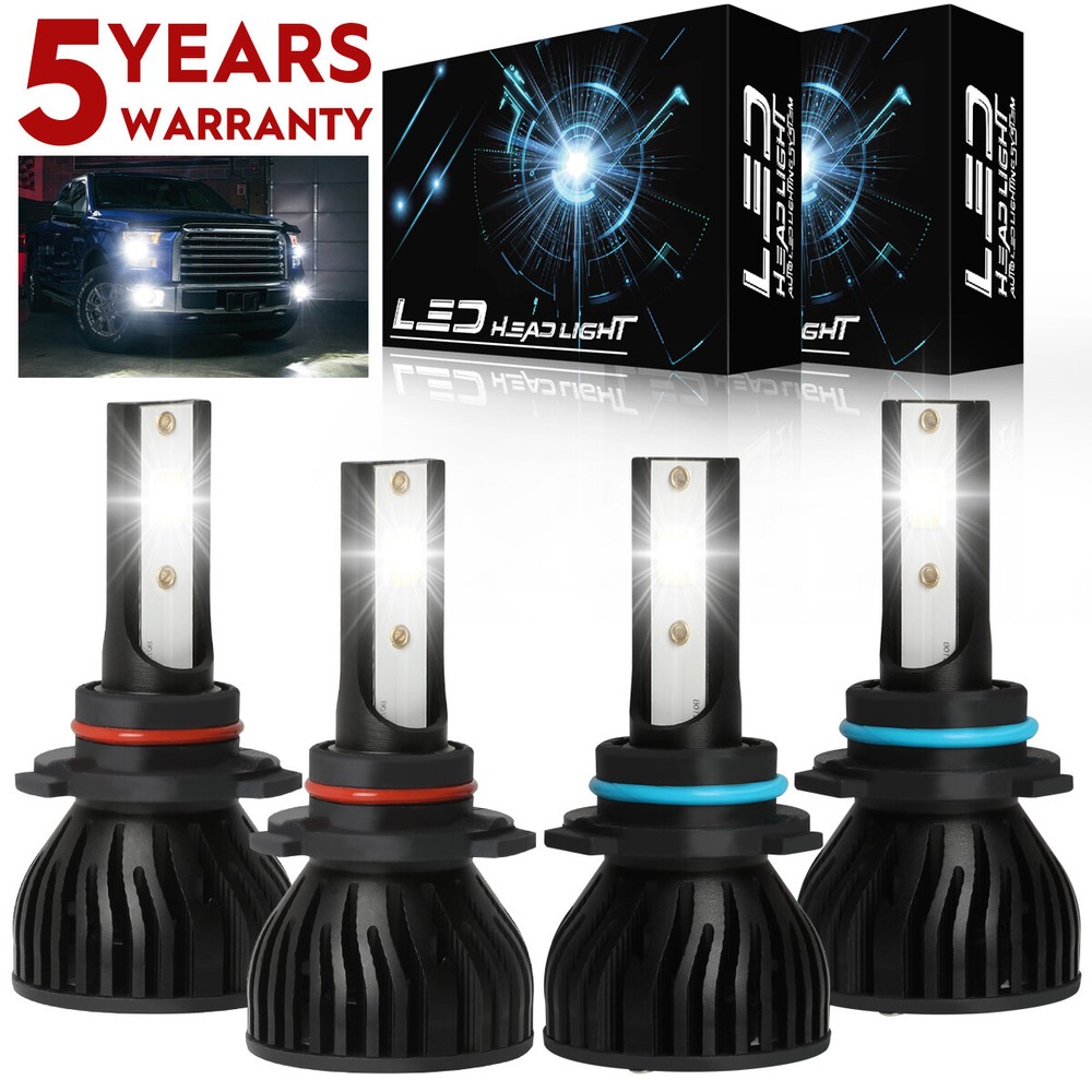 Upgrade 1999-2004 Jeep Grand Cherokee with 4X LED Headlight Bulbs  
