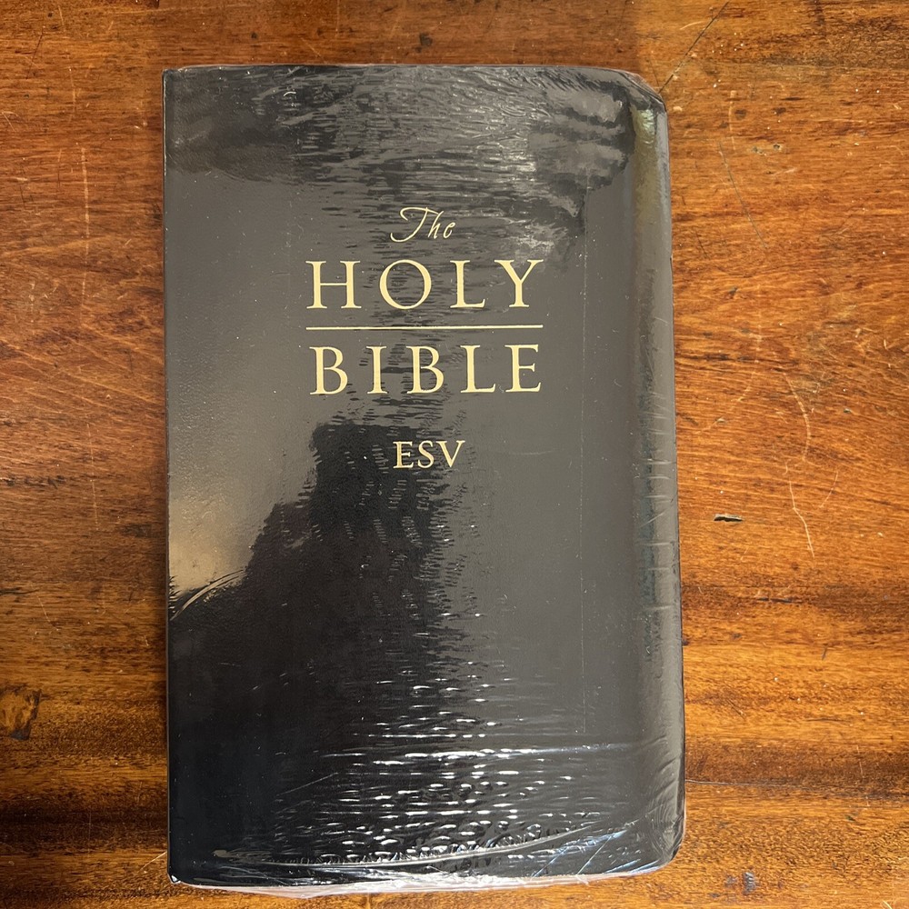 CHRISTMAS SALE 2024 - $7 - The Holy Bible ESV-English Standard Version-Black-image